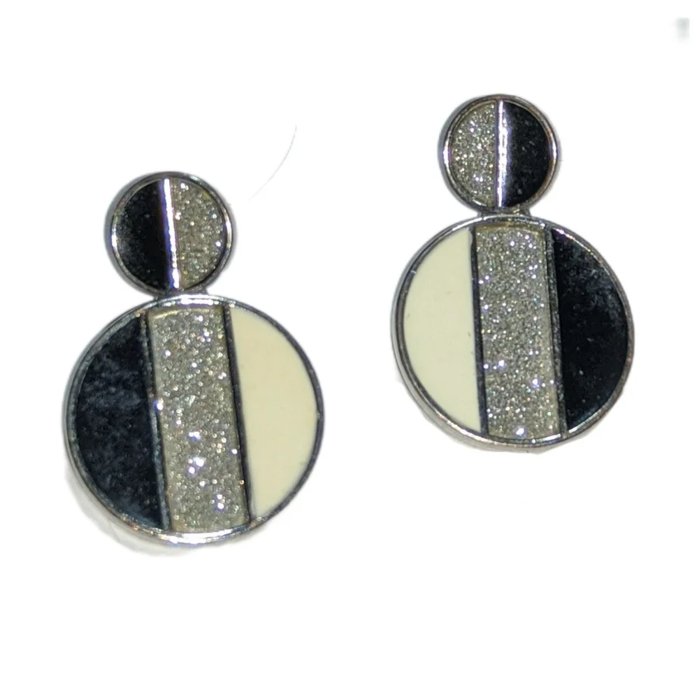 Tricolor Pierced Fashion Earrings